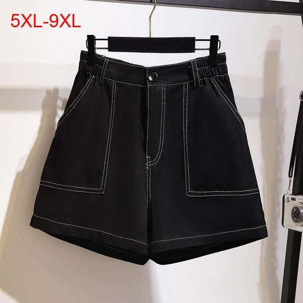 150kg plus size women's summer elastic waist denim shorts 5xl 6xl 7xl 8xl 9xl cotton loose wide-leg pants black jeans, Blue
150kg plus size women's summer elastic waist denim shorts 5xl 6xl 7xl 8xl 9xl cotton loose wide-leg pants black jeans, Blue
