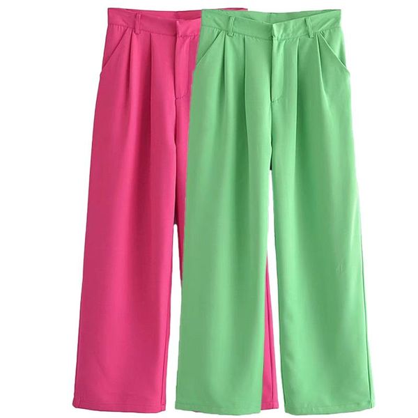 women's pants & capris zhenbaili za woman 2022 casual trousers autumn folds detail side pocket high waist loose long straight femme pan, Black;white
women's pants & capris zhenbaili za woman 2022 casual trousers autumn folds detail side pocket high waist loose long straight femme pan, Black;white