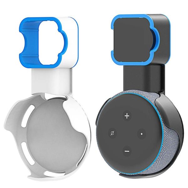 cell phone mounts & holders wall mount holder stand for echo dot (3 gen.), home voice assistants 3nd generation with cable arrangement