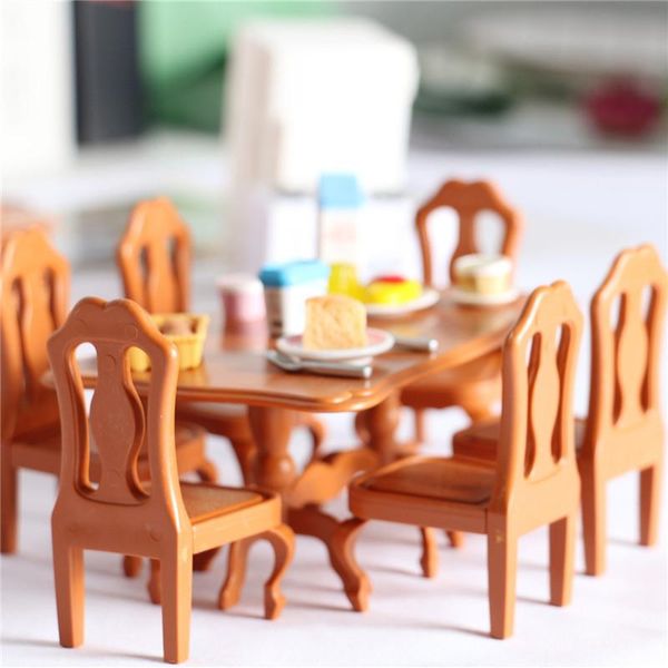 decorative objects & figurines 1/12dollhouse miniature items food play mini furniture model pocket toys european dining table and chairs dec
decorative objects & figurines 1/12dollhouse miniature items food play mini furniture model pocket toys european dining table and chairs dec