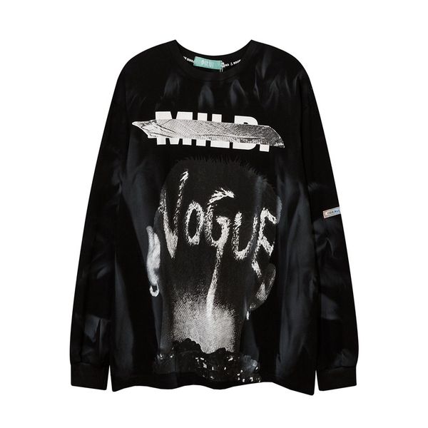 ins chaopai high street painted large long sleeve pullover boys and teenagers street oversized round neck sweater cotton, Black
ins chaopai high street painted large long sleeve pullover boys and teenagers street oversized round neck sweater cotton, Black