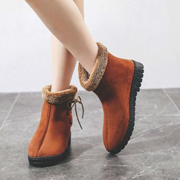 boots women cross tied winter ankle ladies short plush female non slip shoes solid outdoor soft comfortable footwear, Black
boots women cross tied winter ankle ladies short plush female non slip shoes solid outdoor soft comfortable footwear, Black