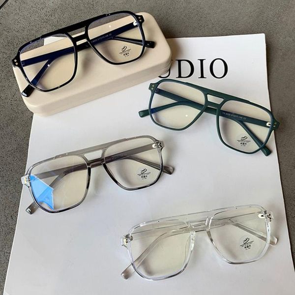 sunglasses fashion square double bridges tr90 women glasses clear anti-blue-ray eyewear retro men optical frame computer goggles, White;black
sunglasses fashion square double bridges tr90 women glasses clear anti-blue-ray eyewear retro men optical frame computer goggles, White;black