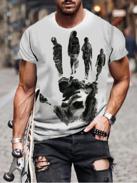 men's t-shirts 2021 summer street casual trendy t-shirt 3d digital printing slim for male abstract painting fashion blouse, White;black
men's t-shirts 2021 summer street casual trendy t-shirt 3d digital printing slim for male abstract painting fashion blouse, White;black