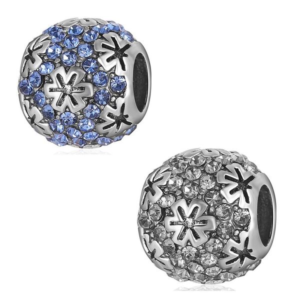 fits pandora original bracelets 20pcs silver charms beads white blue crystal snowflake silver charms bead for women diy european necklace je, Black
fits pandora original bracelets 20pcs silver charms beads white blue crystal snowflake silver charms bead for women diy european necklace je, Black