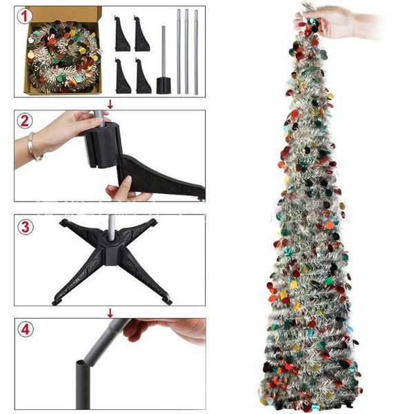christmas decorations trees 5 foot artificial tinsel xmas tree multicolored pencil sequin
christmas decorations trees 5 foot artificial tinsel xmas tree multicolored pencil sequin