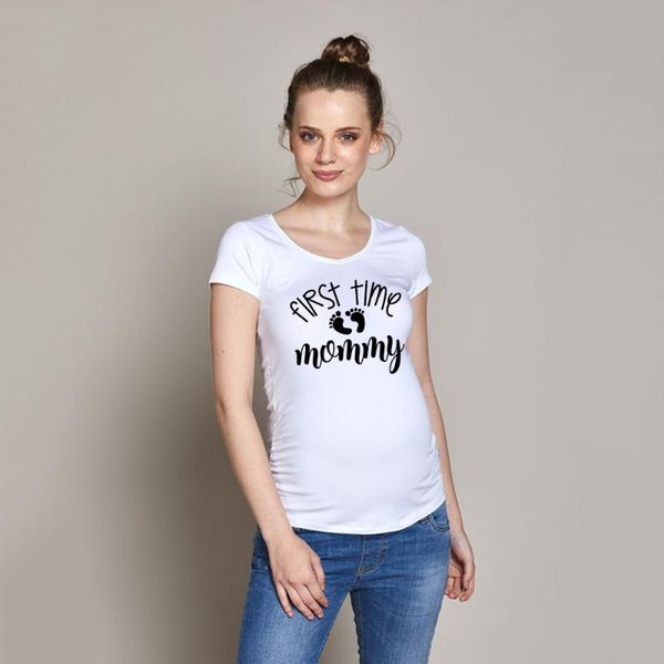 maternity & tees first time mommy shirts pregnancy shirt o-neck t-shirt crew neck funny anouncement tee, White
maternity & tees first time mommy shirts pregnancy shirt o-neck t-shirt crew neck funny anouncement tee, White
