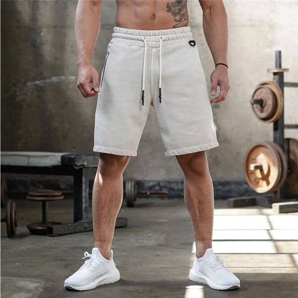 men shorts sweatpants streetwear casual joggers short pants trousers, White;black 
men shorts sweatpants streetwear casual joggers short pants trousers, White;black