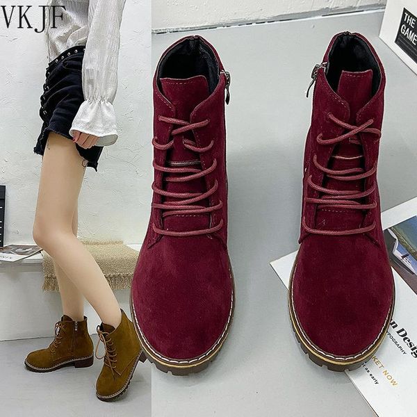 boots 2021 style women's autumn and winter british retro round head outdoor comfortable casual shoes, Black
boots 2021 style women's autumn and winter british retro round head outdoor comfortable casual shoes, Black
