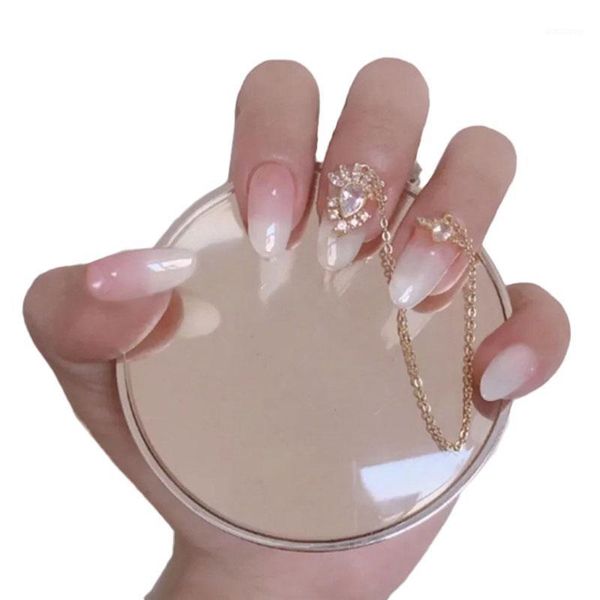 24pcs reusable long false nail butterfly fake nails art decoration laser tips with glue press on tools1, Red;gold
24pcs reusable long false nail butterfly fake nails art decoration laser tips with glue press on tools1, Red;gold