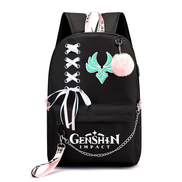 backpack game genshin teenage girls boys students school bags pattern children's schoolbag mochilas usb charging bookbag
backpack game genshin teenage girls boys students school bags pattern children's schoolbag mochilas usb charging bookbag
