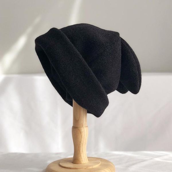 beanie/skull caps women draping hat solid color ears autumn winter korean style thick knitted cap for, Blue;gray
beanie/skull caps women draping hat solid color ears autumn winter korean style thick knitted cap for, Blue;gray