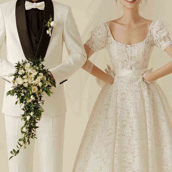 luxury street style dresses korean lace light wedding 2021 bride's out large size simple temperament welcome main female, Black;pink
luxury street style dresses korean lace light wedding 2021 bride's out large size simple temperament welcome main female, Black;pink