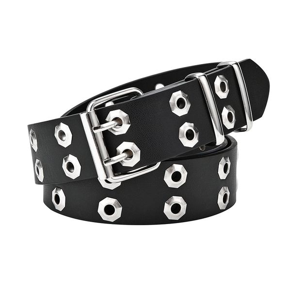 vintage women punk chain belt black double single eyelet grommet leather buckle waistband female waist jeans belts, Black;brown
vintage women punk chain belt black double single eyelet grommet leather buckle waistband female waist jeans belts, Black;brown