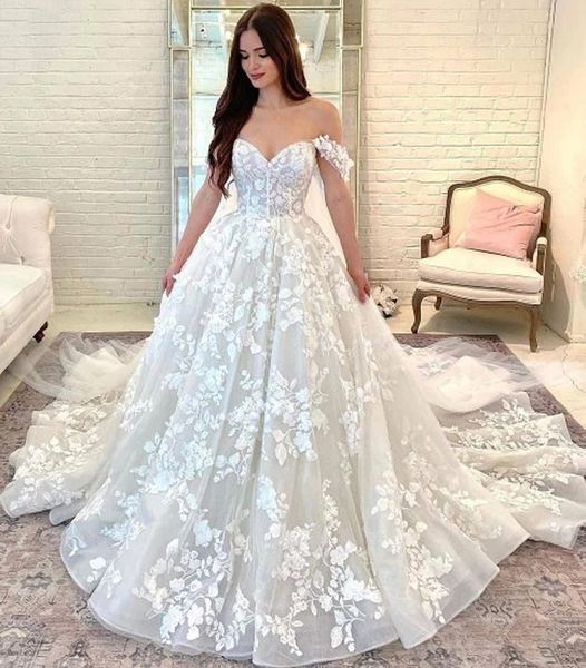 off shoulder a line lace wedding dresses short sleeves appliques backless court train bridal gowns vestido de noiva, White
off shoulder a line lace wedding dresses short sleeves appliques backless court train bridal gowns vestido de noiva, White