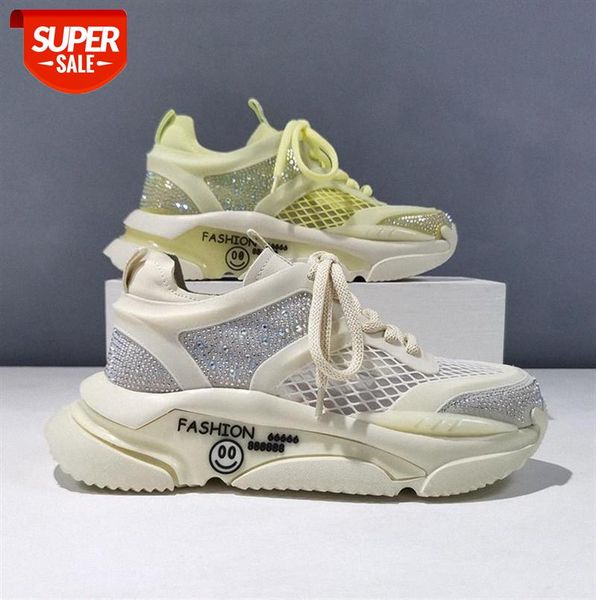 women's shoes real soft leather single trifle thick-soled rhinestone breathable mesh sports daddy #xs26
women's shoes real soft leather single trifle thick-soled rhinestone breathable mesh sports daddy #xs26