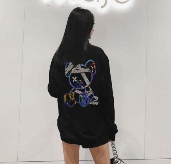 european designer autumn luxury women's high-end classic hoodies casual fashion brand, Black
european designer autumn luxury women's high-end classic hoodies casual fashion brand, Black