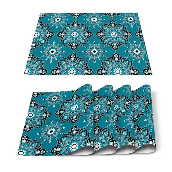 mats & pads traditional baroque pattern table for dining kitchen non slip accessories modern home decor
