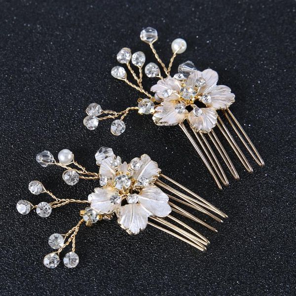 hair clips & barrettes jewelry gold women crystal comb bride accessories handmade wedding flower headdress fs012, Golden;silver
hair clips & barrettes jewelry gold women crystal comb bride accessories handmade wedding flower headdress fs012, Golden;silver