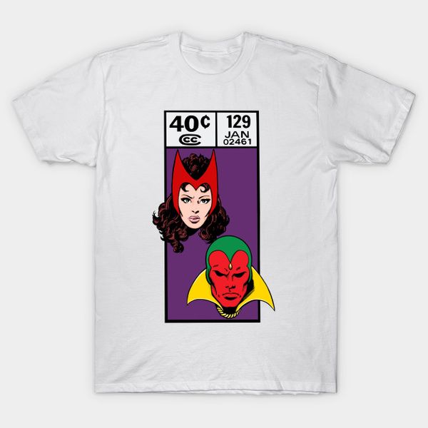 wandavision shirt scarlet witch and the vision t-shirt gift for fans, White;black
wandavision shirt scarlet witch and the vision t-shirt gift for fans, White;black