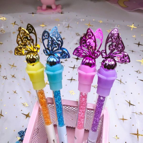 1pc cute butterfly gel pen creative promotional korea stationery office accessories black ink school supplies pens
1pc cute butterfly gel pen creative promotional korea stationery office accessories black ink school supplies pens