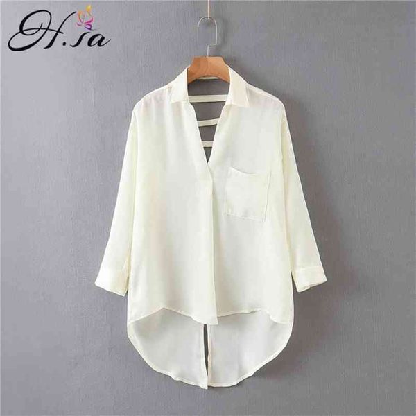 women backless solid blouse turn down collar korean long sleeve arrival chic striped vintage female shirt cute 210430, White
women backless solid blouse turn down collar korean long sleeve arrival chic striped vintage female shirt cute 210430, White