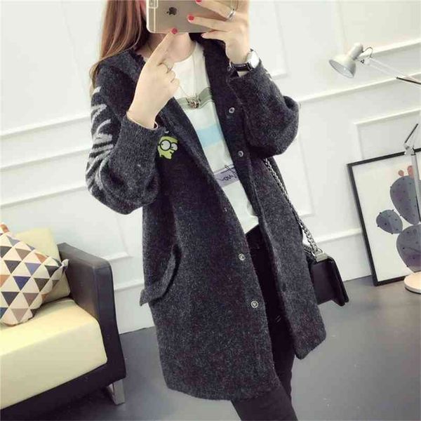 cardigans autumn winter warm women long sleeve casual sweater knitted 210427, White;black
cardigans autumn winter warm women long sleeve casual sweater knitted 210427, White;black