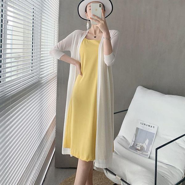women's blouses & shirts women 2021 summer thin coat casual anti-uv sun protection female long cardigan fashion clothing lady s46, White
women's blouses & shirts women 2021 summer thin coat casual anti-uv sun protection female long cardigan fashion clothing lady s46, White