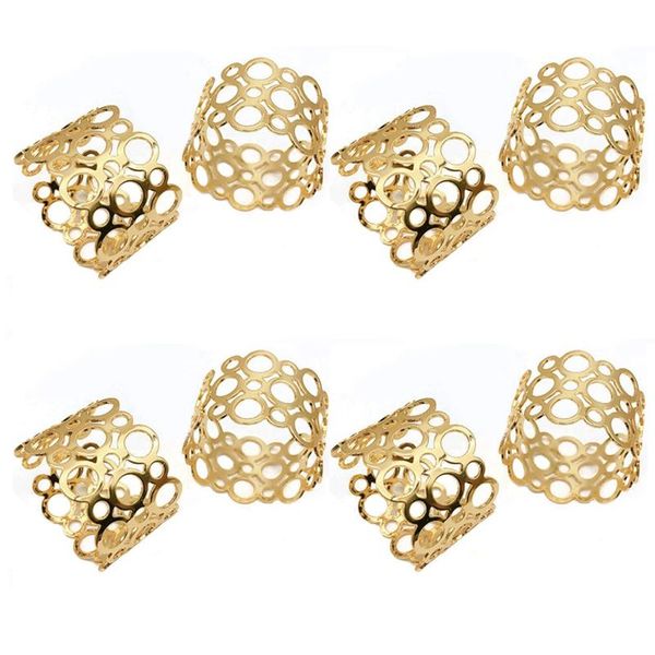 quality napkin ring, 8-piece metal holder, party dinner christmas table decoration, hollow round design ring rings
quality napkin ring, 8-piece metal holder, party dinner christmas table decoration, hollow round design ring rings