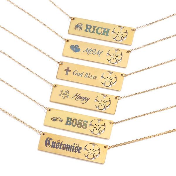 chains say hawaiian customizable name necklace alloy chain ornament geometric hollow printing pendant female male wedding party jewelry, Silver
chains say hawaiian customizable name necklace alloy chain ornament geometric hollow printing pendant female male wedding party jewelry, Silver
