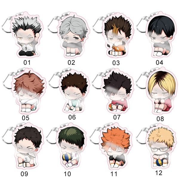 2020 new volleyball boy key chain ring anime haikyuu keyring cute cartoon keychain sleutelhanger, Silver
2020 new volleyball boy key chain ring anime haikyuu keyring cute cartoon keychain sleutelhanger, Silver