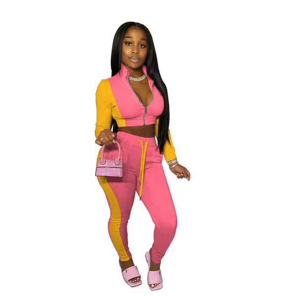 tracksuits sports patchwork sweatsuit women's sets track crop pants set active tracksuit two piece fitness outfit matching size 2xl, Gray
tracksuits sports patchwork sweatsuit women's sets track crop pants set active tracksuit two piece fitness outfit matching size 2xl, Gray