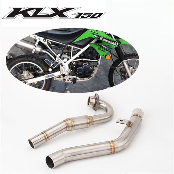 motorcycle exhaust system modified off-road vehicle stainless steel pipe klx150 front section klx150bf klx150l muffler
motorcycle exhaust system modified off-road vehicle stainless steel pipe klx150 front section klx150bf klx150l muffler