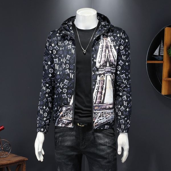 the fine fleece hoodies men's spring fashion slim fitting hooded jacket brand youth printed, Black
the fine fleece hoodies men's spring fashion slim fitting hooded jacket brand youth printed, Black