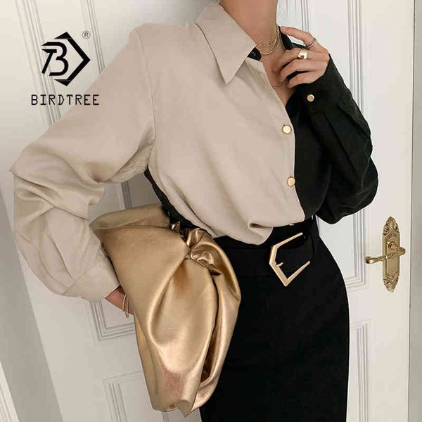 spring women patchwork blouse office lady single-breasted turn down collar shirts for women fashion clothing t12101x 210419, White
spring women patchwork blouse office lady single-breasted turn down collar shirts for women fashion clothing t12101x 210419, White