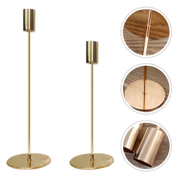 candle holders 2pcs simple metal candlestick adornment light luxury iron art decoration(golden)
candle holders 2pcs simple metal candlestick adornment light luxury iron art decoration(golden)