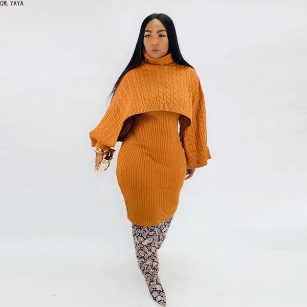 two piece dress cm.yaya 2021 autumn winter women set tracksuits turtleneck long sleeve sweater + mid calf bodycon dresses cma6273, White
two piece dress cm.yaya 2021 autumn winter women set tracksuits turtleneck long sleeve sweater + mid calf bodycon dresses cma6273, White