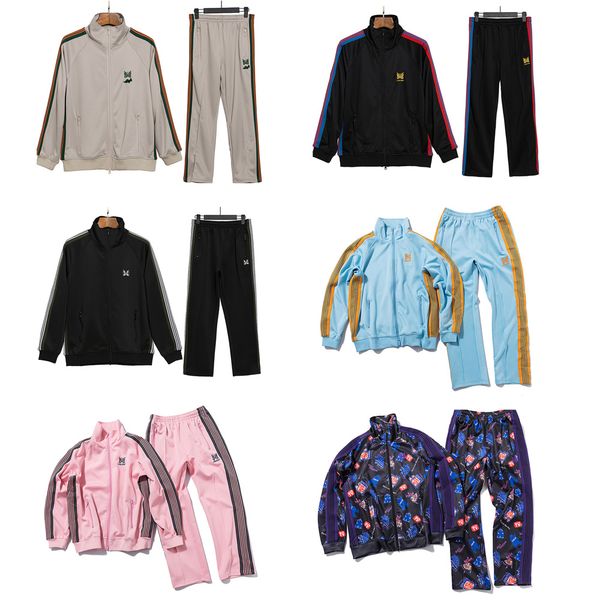 man designers clothes 2021 mens tracksuit jacket hoodie with pants needles classic sport coat men s clothing hoodies tracksuits euro size s-, Black
man designers clothes 2021 mens tracksuit jacket hoodie with pants needles classic sport coat men s clothing hoodies tracksuits euro size s-, Black