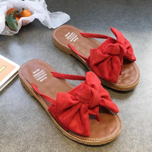 slippers home summer women fashion solid color bow tie flat heel sandals slipper beach shoes sandalias mujer, Black
slippers home summer women fashion solid color bow tie flat heel sandals slipper beach shoes sandalias mujer, Black