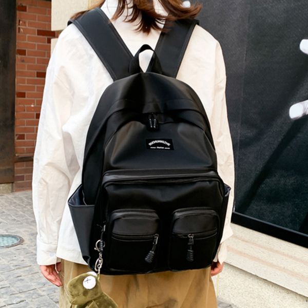 estuaqueen fashion women backpack for teenagers girls nylon school bags female waterproof preppy men black travel mochilas
estuaqueen fashion women backpack for teenagers girls nylon school bags female waterproof preppy men black travel mochilas