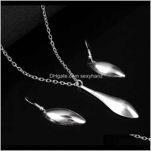 & drop delivery 2021 minhin fashion women multi styles design pendant necklace earrings set factory price charm jewelry sets sjhb0, Silver
& drop delivery 2021 minhin fashion women multi styles design pendant necklace earrings set factory price charm jewelry sets sjhb0, Silver