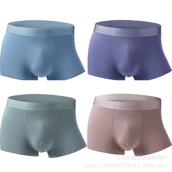 underpants chine style 80 blue fine modal men's tracels underwear, Black;white
