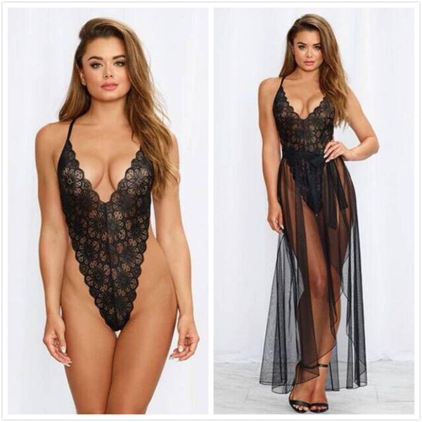 bras sets women large size one-piece low-cut sling perspective temptation pajamas hollow slim nightdress mesh backless lingerie suit, Red;black
bras sets women large size one-piece low-cut sling perspective temptation pajamas hollow slim nightdress mesh backless lingerie suit, Red;black