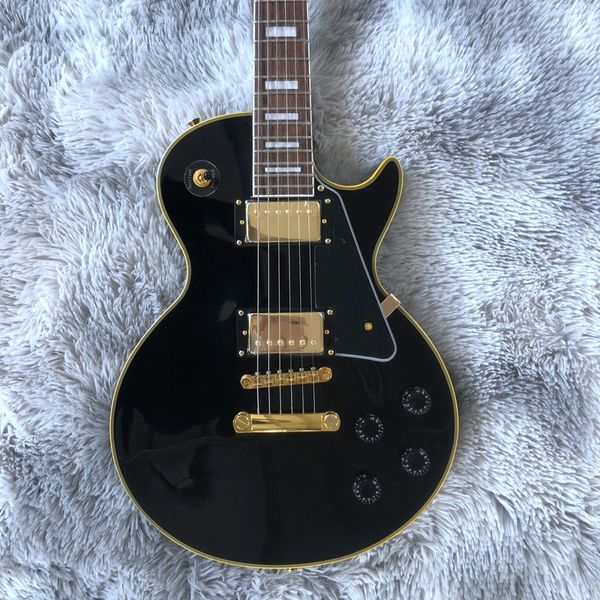 electric guitar china custom shop made beautiful and wonderful black color yellow binding
electric guitar china custom shop made beautiful and wonderful black color yellow binding