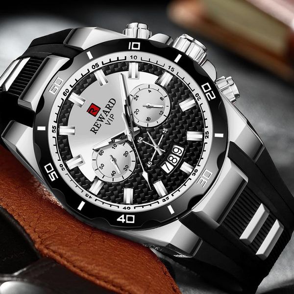 wristwatches fashion military men's watch big dial chronograph silicone sport quartz watches waterproof clock relogio masculino, Slivery;brown
wristwatches fashion military men's watch big dial chronograph silicone sport quartz watches waterproof clock relogio masculino, Slivery;brown