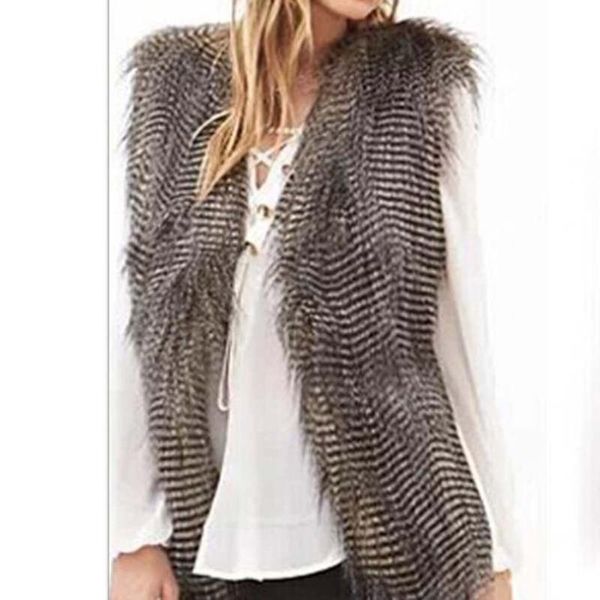 women's vests fashion women faux fur long vest winter keep warm coat jacket ladies girls gilet veste casual waistcoat plus size s-2xl, Black;white
women's vests fashion women faux fur long vest winter keep warm coat jacket ladies girls gilet veste casual waistcoat plus size s-2xl, Black;white