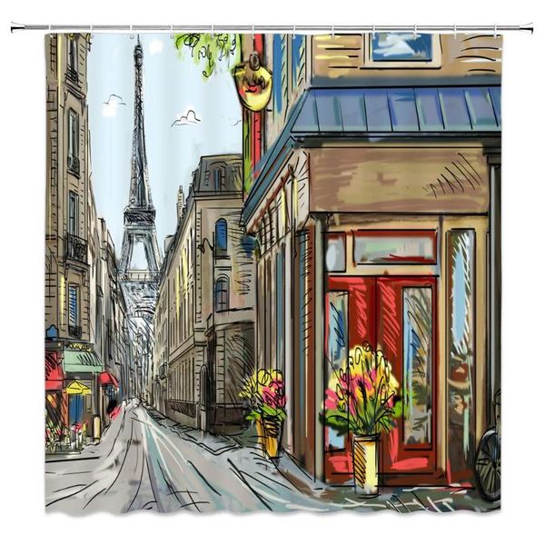 shower curtains eiffel tower curtain decor france paris street store bathroom 70 x inches polyester fabric machine washable 
shower curtains eiffel tower curtain decor france paris street store bathroom 70 x inches polyester fabric machine washable
