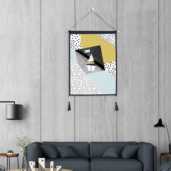 tapestries nordic macrame wall hanging tapestry geometric cotton linen art decor background cloth 45x65cm
tapestries nordic macrame wall hanging tapestry geometric cotton linen art decor background cloth 45x65cm
