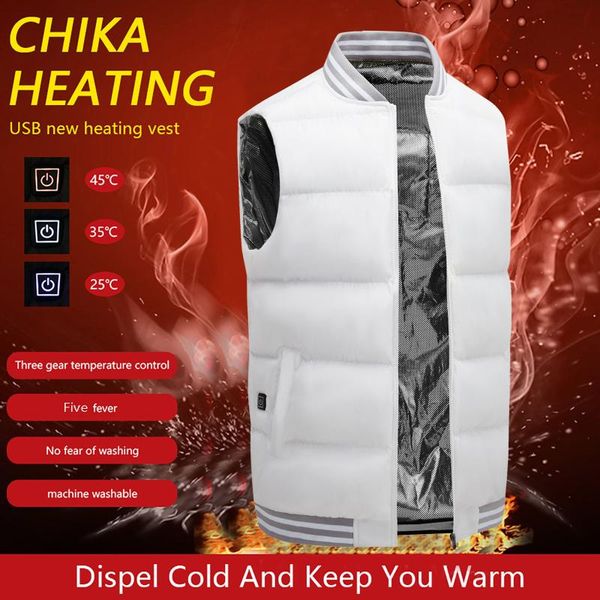 men's vests 9 area heated jacket fashion men women coat intelligent usb electric heating thermal warm clothes winter vest plussize, Black;white
men's vests 9 area heated jacket fashion men women coat intelligent usb electric heating thermal warm clothes winter vest plussize, Black;white