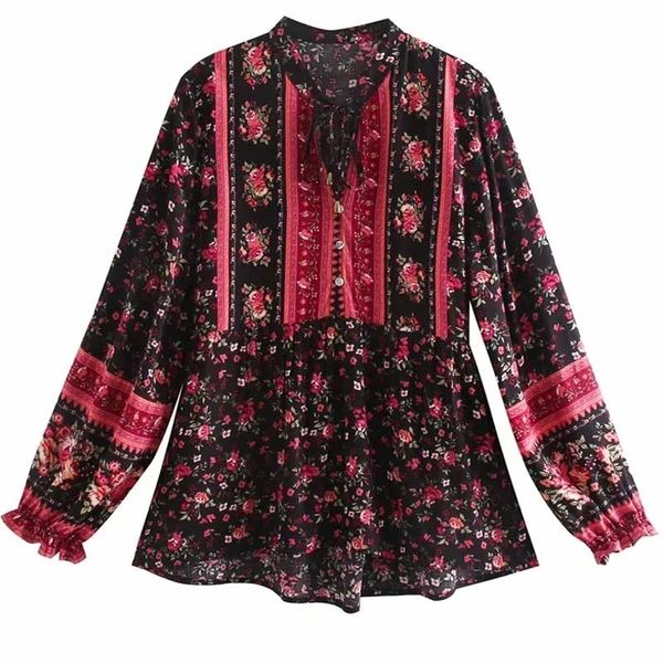 inspired women vintage v-neck floral print casual long sleeve blouse women belt tied back chic plus size shirt women 210412, White
inspired women vintage v-neck floral print casual long sleeve blouse women belt tied back chic plus size shirt women 210412, White